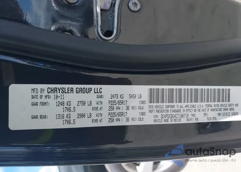 2012 Dodge Journey Sxt из США, поврежденный, VIN 3C4PDCBG4CT180718